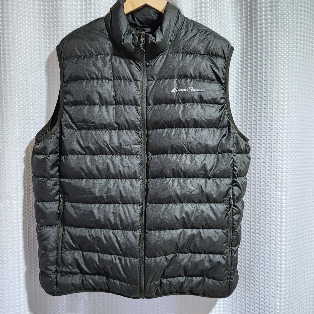 Eddie Bauer EB650 Men’s Puffer Vest • XL • Forest Green Excellent Condition